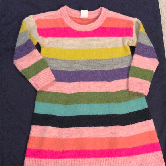 Vibrant colors toddler sweater dress. 18-24 months. - Picture 1 of 3